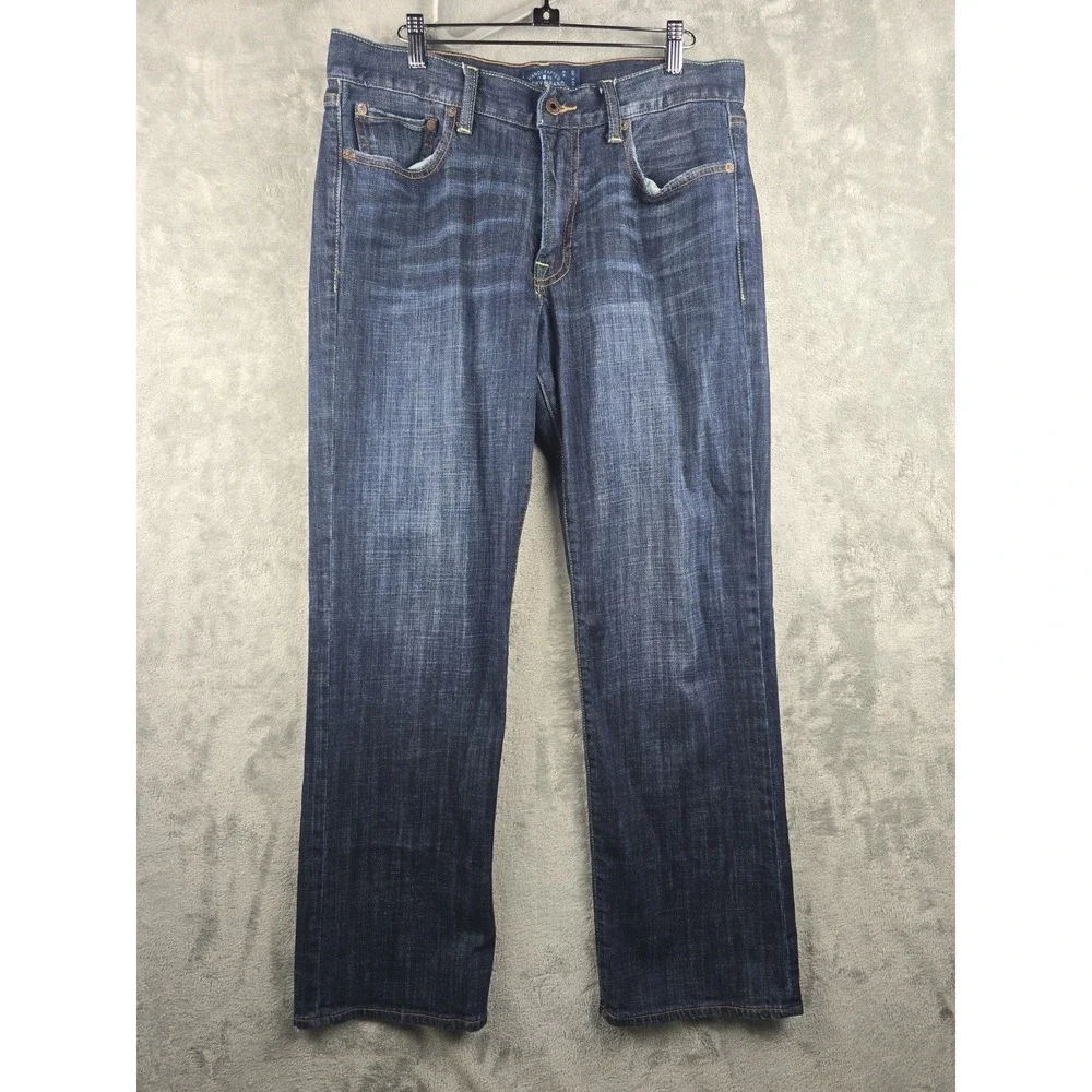 Lucky Brand 361 Vintage Fit Straight Leg Jeans Mens Size 32x30 Blue Stretch